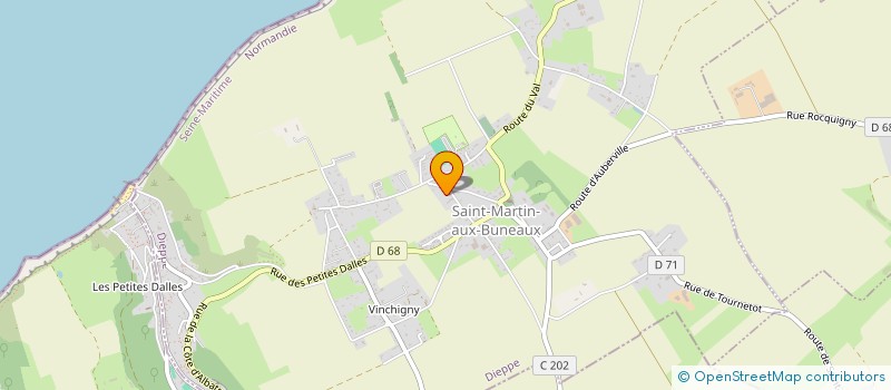 localisation de l'entreprise LINVISIBLE CONCIERGERIE  SAINT-MARTIN-AUX-BUNEAUX