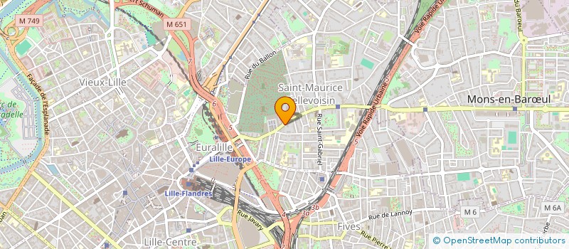 localisation de l'entreprise LINX' PLOMBERIE CHAUFFAGE à LILLE