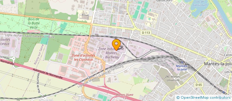 localisation de l'entreprise LINXENS HOLDING à MANTES-LA-JOLIE