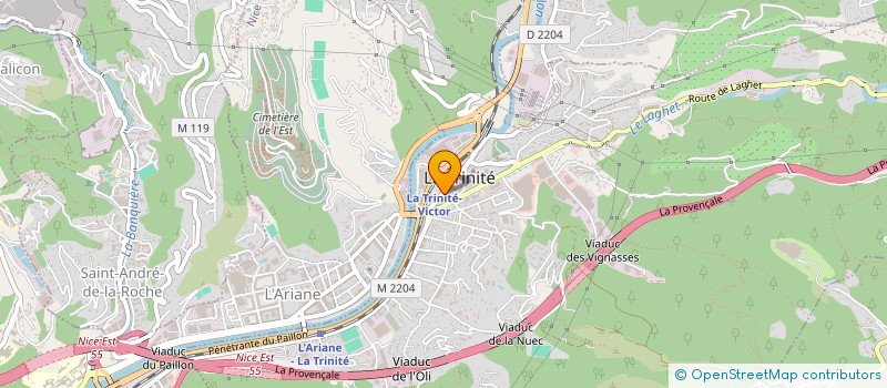 localisation de l'entreprise LINXY à LA TRINITE