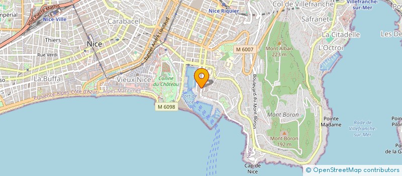 localisation de l'entreprise LINY  NICE