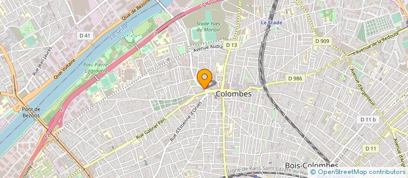 localisation de l'entreprise LIO CLIM VENTILATIONS à COLOMBES