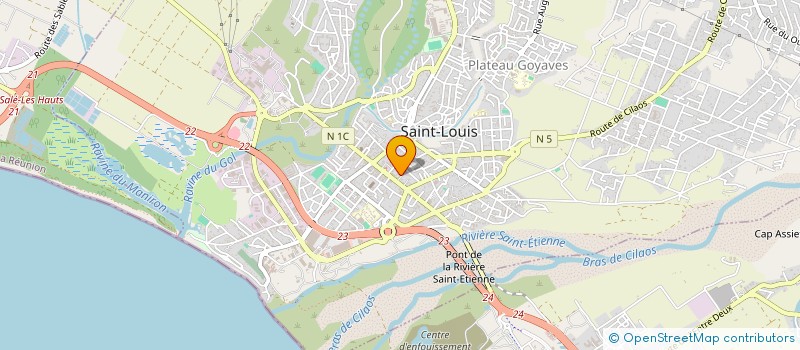 localisation de l'entreprise LIO ESPACE JEUX à SAINT-LOUIS