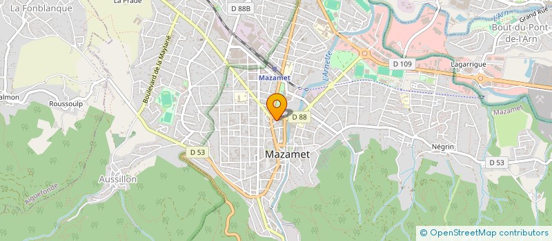 localisation de l'entreprise LIO HABITAT à MAZAMET