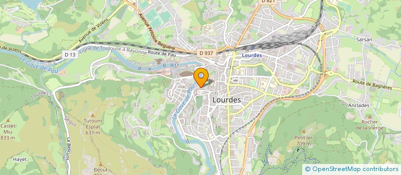 localisation de l'entreprise LIO PEDEFER à LOURDES