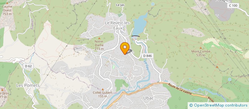 localisation de l'entreprise LIOAMA  LE REVEST-LES-EAUX