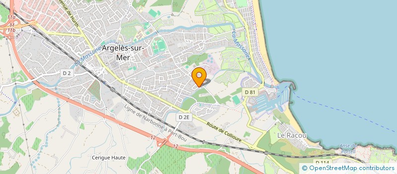 localisation de l'entreprise LIOANNA  ARGELES-SUR-MER