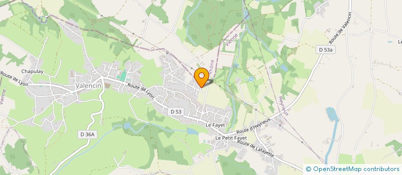 localisation de l'entreprise LIODE à HEYRIEUX