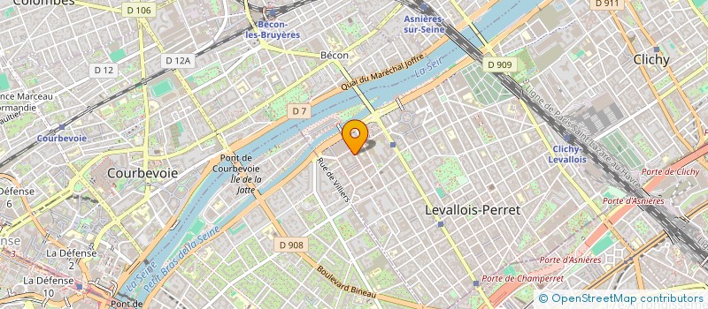 localisation de l'entreprise LIODEAV IMMOBILIER à LEVALLOIS-PERRET