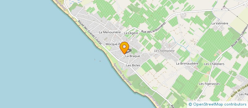 localisation de l'entreprise LIODIN  SAINT-PIERRE-D'OLERON