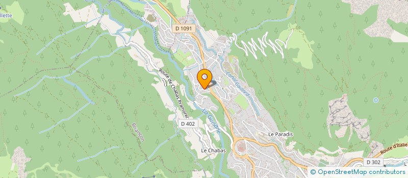 localisation de l'entreprise LIOMAT à BRIANCON