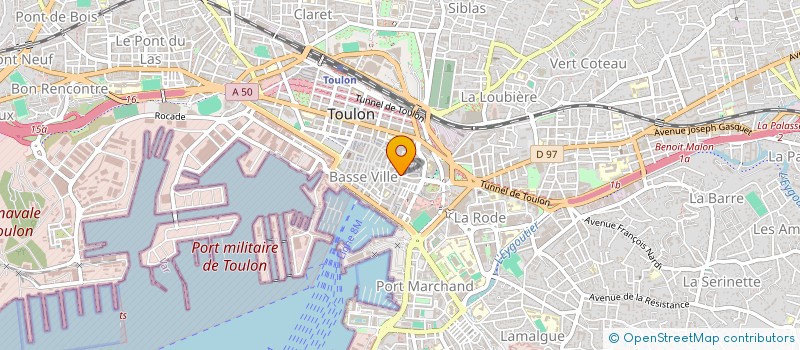 localisation de l'entreprise LIOMAYON  TOULON