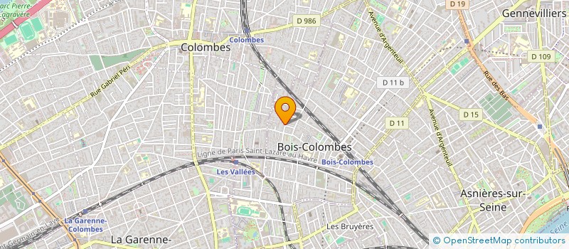 localisation de l'entreprise LIOMER à BOIS-COLOMBES