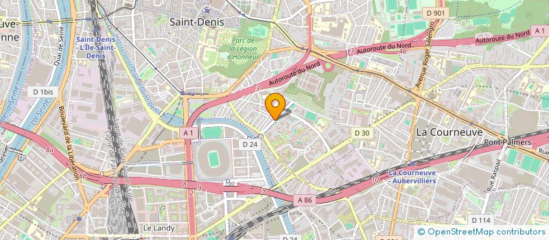 localisation de l'entreprise LION à SAINT-DENIS