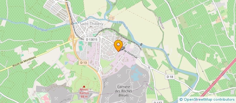 localisation de l'entreprise LION  SAINT-THIBERY