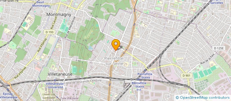 localisation de l'entreprise LION à PIERREFITTE-SUR-SEINE
