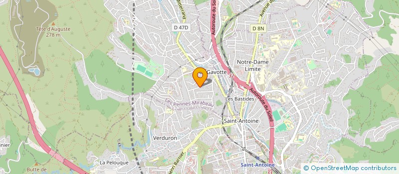localisation de l'entreprise LION à LES PENNES MIRABEAU