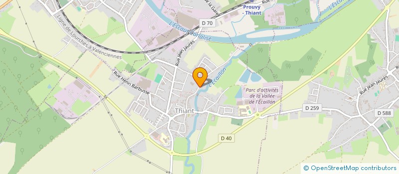 localisation de l'entreprise LION BTP à ERCHIN