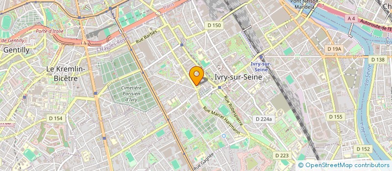 localisation de l'entreprise LION CLUB  IVRY-SUR-SEINE