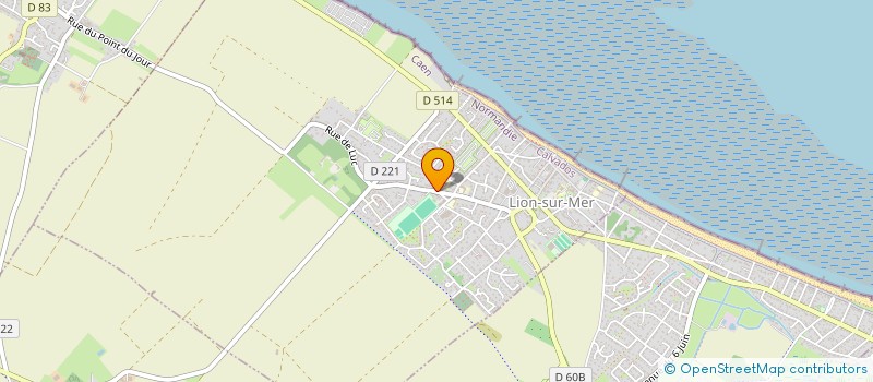 localisation de l'entreprise LION & CO  LION-SUR-MER