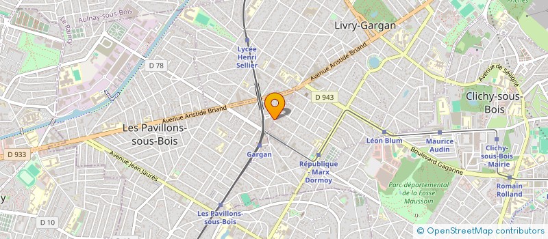 localisation de l'entreprise LION CONSTRUCTION à LA COURNEUVE