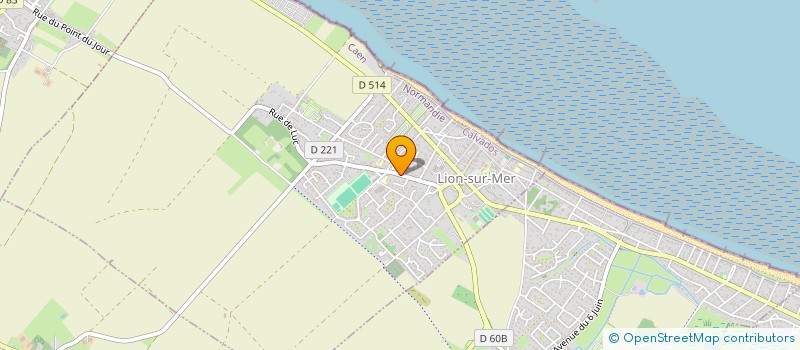 localisation de l'entreprise LION CULTURE DANSE  LION-SUR-MER