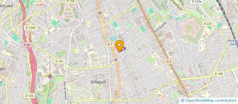 localisation de l'entreprise LION D'OR à VILLEJUIF