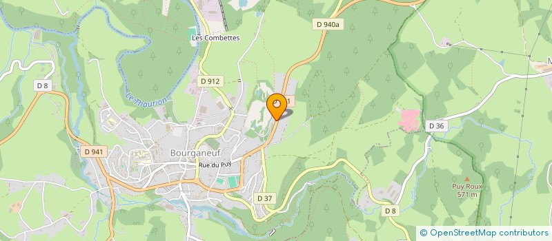 localisation de l'entreprise LION DE BOIS à BOURGANEUF