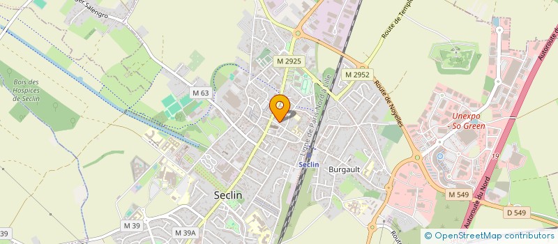 localisation de l'entreprise LION DE SECLIN à SECLIN