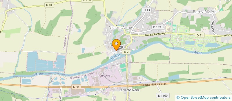 localisation de l'entreprise LION ESPORT (LION ESPORT)  VIC-SUR-AISNE