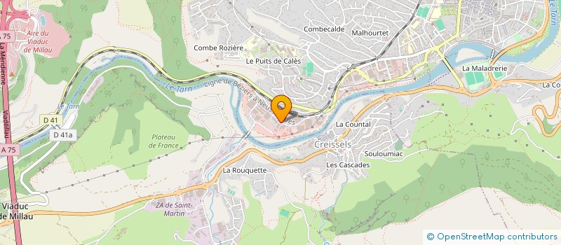 localisation de l'entreprise LION FITNESS CLUB à MILLAU