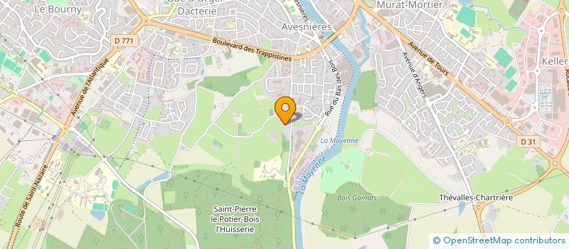 localisation de l'entreprise LION GESTION à LAVAL