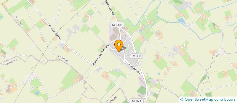 localisation de l'entreprise LION-HOSDEZ  COMINES