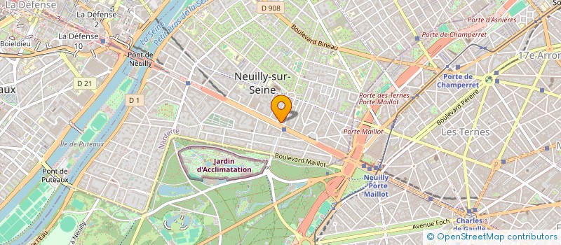 localisation de l'entreprise LION I à NEUILLY-SUR-SEINE