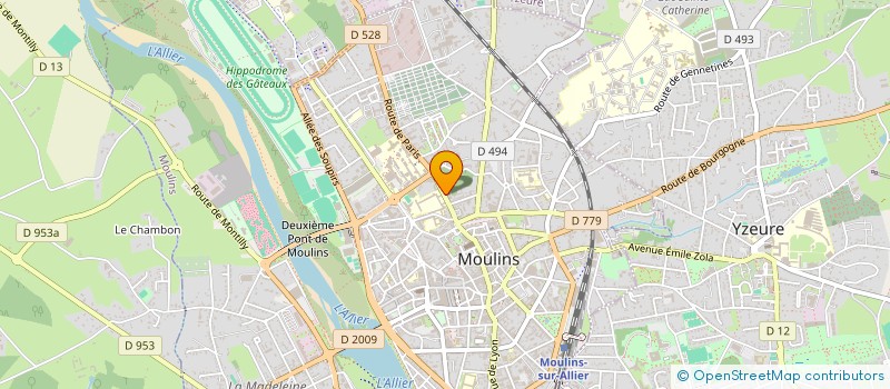 localisation de l'entreprise LION IMMOBILIER à MOULINS