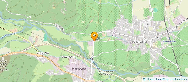 localisation de l'entreprise LION-INVEST  CHATENOIS