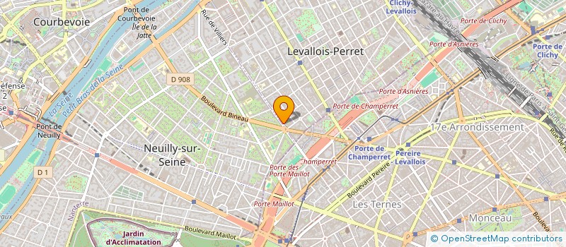 localisation de l'entreprise LION INVEST à LEVALLOIS-PERRET