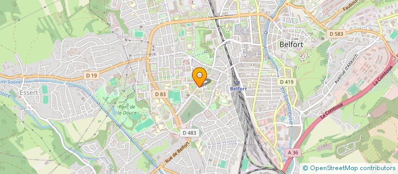 localisation de l'entreprise LION INVEST à BELFORT