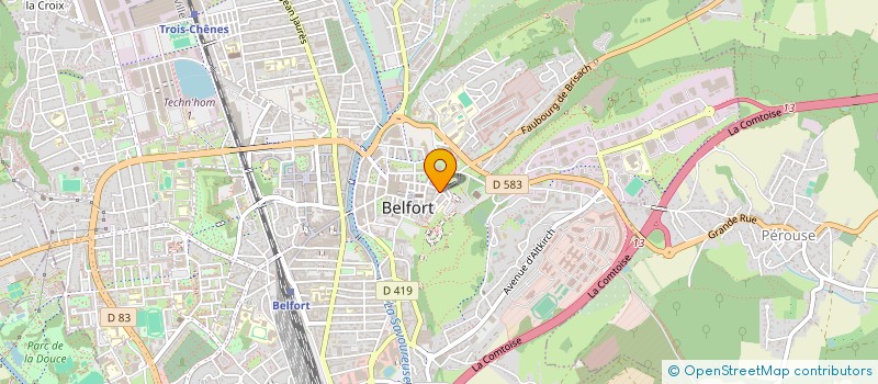 localisation de l'entreprise LION'L TATOUAGE à BELFORT