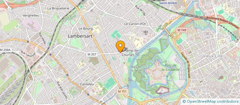 localisation de l'entreprise LION LAMBERSART à LAMBERSART