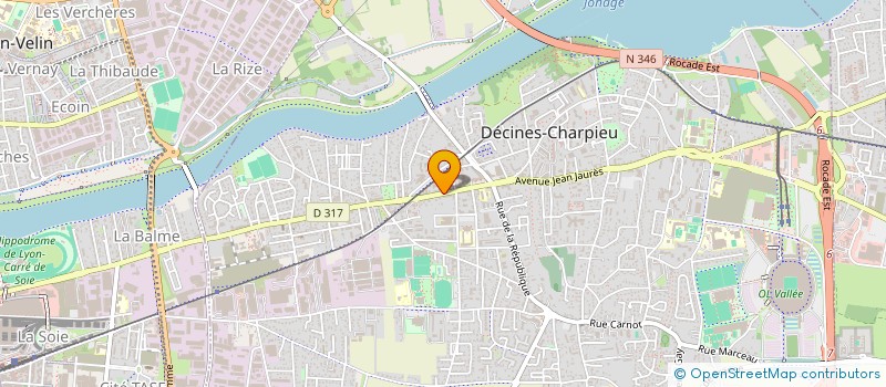 localisation de l'entreprise LION MANE TECHNOLOGIES SARL  DECINES-CHARPIEU