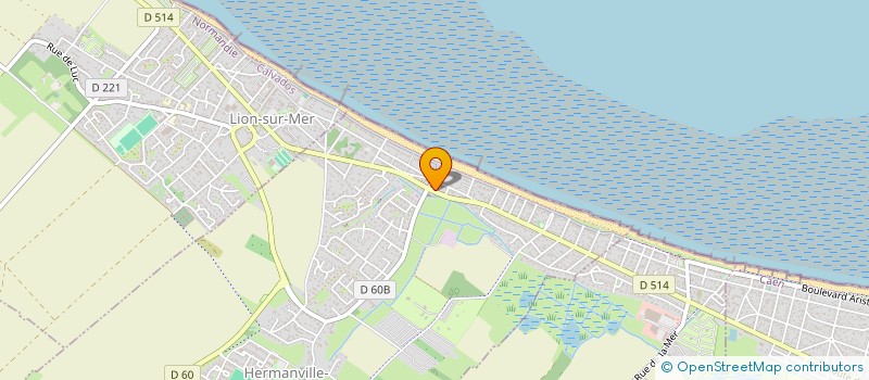 localisation de l'entreprise LION MAREE  HERMANVILLE-SUR-MER