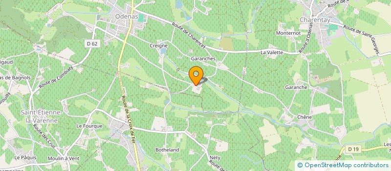 localisation de l'entreprise LION NOIR  ODENAS