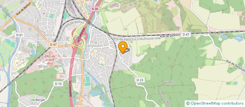 localisation de l'entreprise LION RENOVE à DANJOUTIN