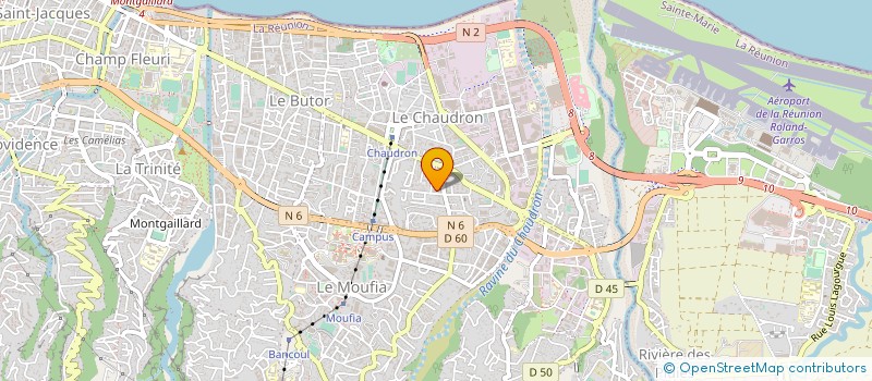 localisation de l'entreprise LION'S 974 à SAINT-DENIS