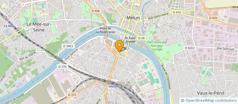 localisation de l'entreprise LION'S CLUB DE MELUN  VAL DE SEINE  LE MEE-SUR-SEINE