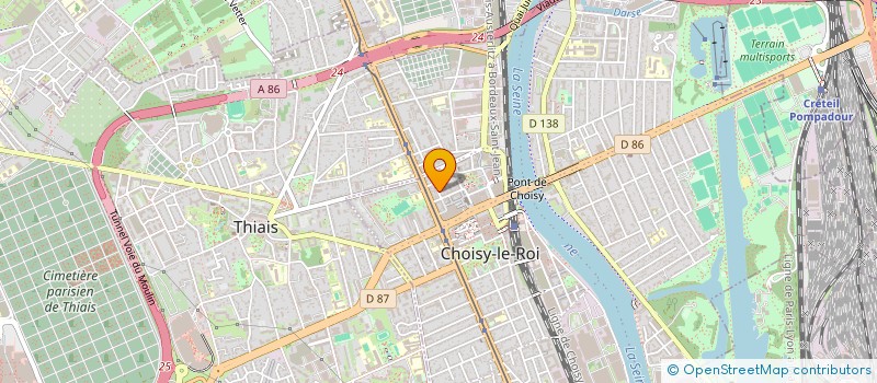 localisation de l'entreprise LION SERVICES ET PROTECTION à CHOISY-LE-ROI