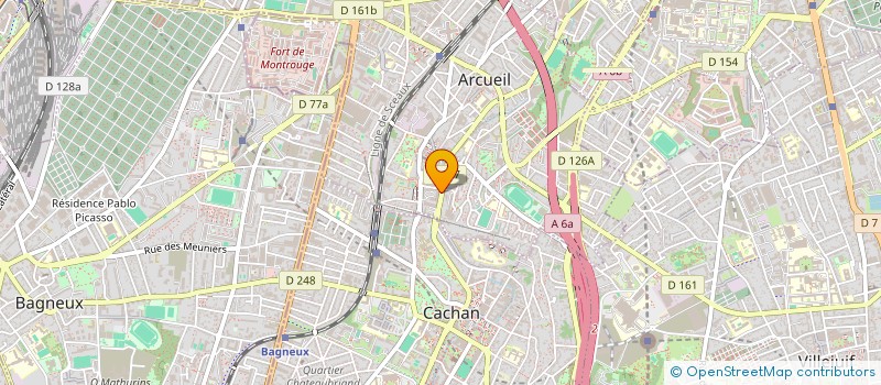 localisation de l'entreprise LION STRIKE BOXING CLUB  MONTROUGE