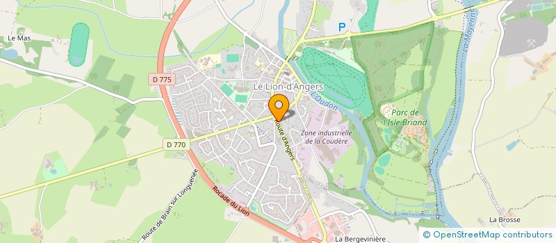 localisation de l'entreprise LION TAG  LE LION D'ANGERS