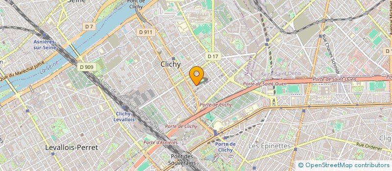 localisation de l'entreprise LION TRANSPORT à CLICHY